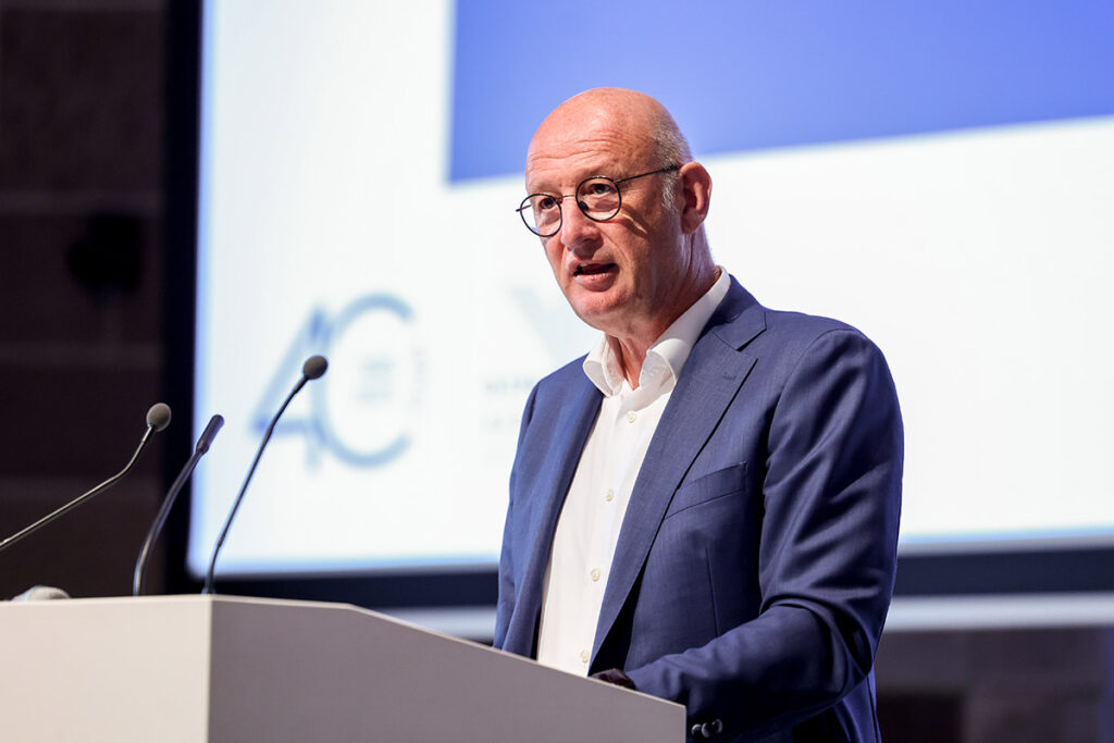 Herr Bürkle Vorstandsvorsitzender der Denkmalstiftung