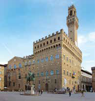 Der PalazzoVecchio in Florenz.